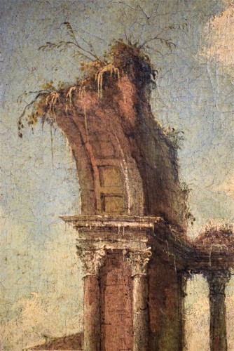 Louis XV - "Capricci" avec des ruines architecturales Francesco Guardi (Venise 1712-1793)
